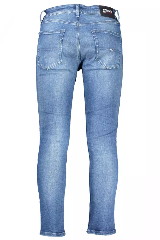 Tommy Hilfiger Blue Cotton Men Jeans