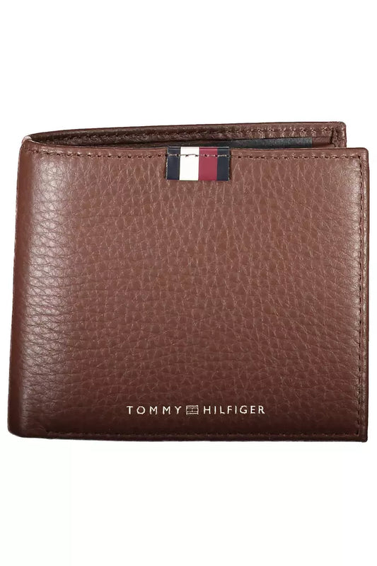 Tommy Hilfiger Brown Leather Men Wallet