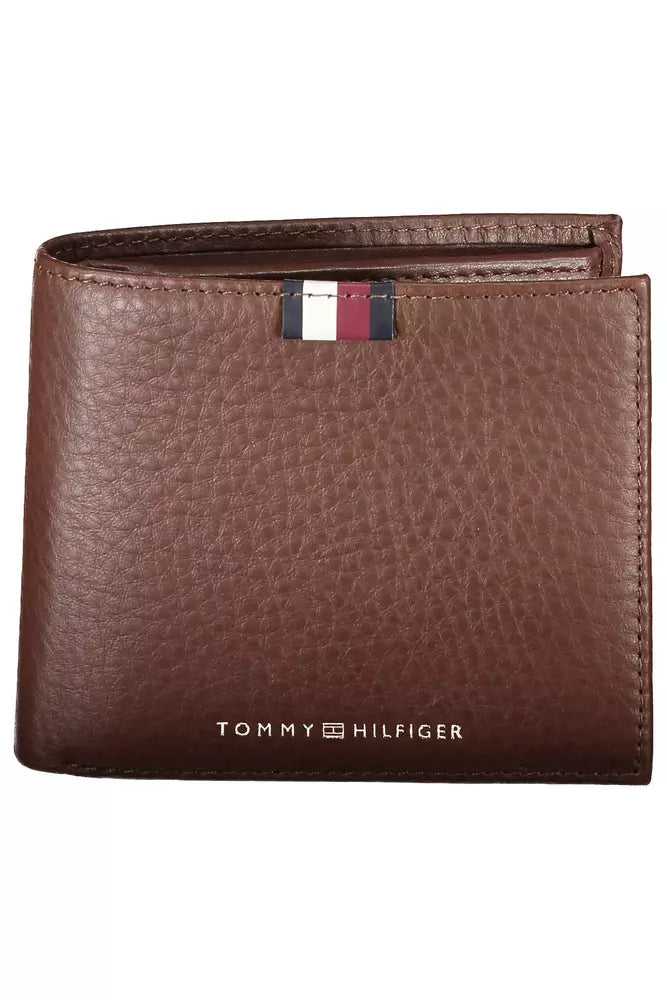 Tommy Hilfiger Brown Leather Men Wallet