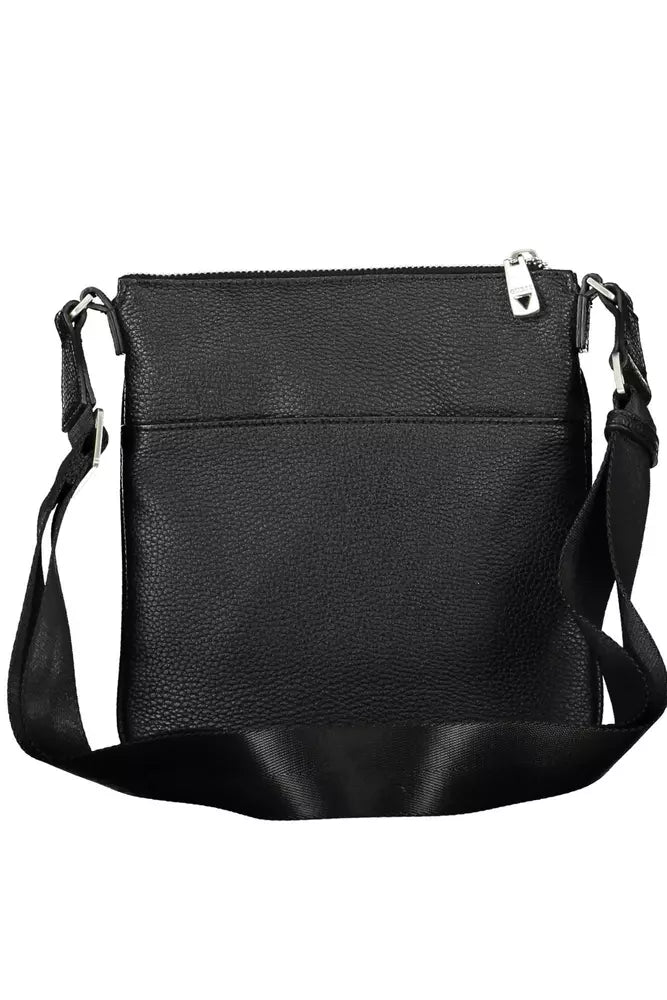 Guess Jeans Black Polyethylene Men Shoulder Bag