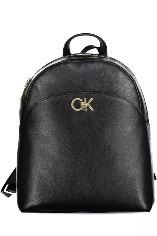 Calvin Klein Black Polyester Women Backpack