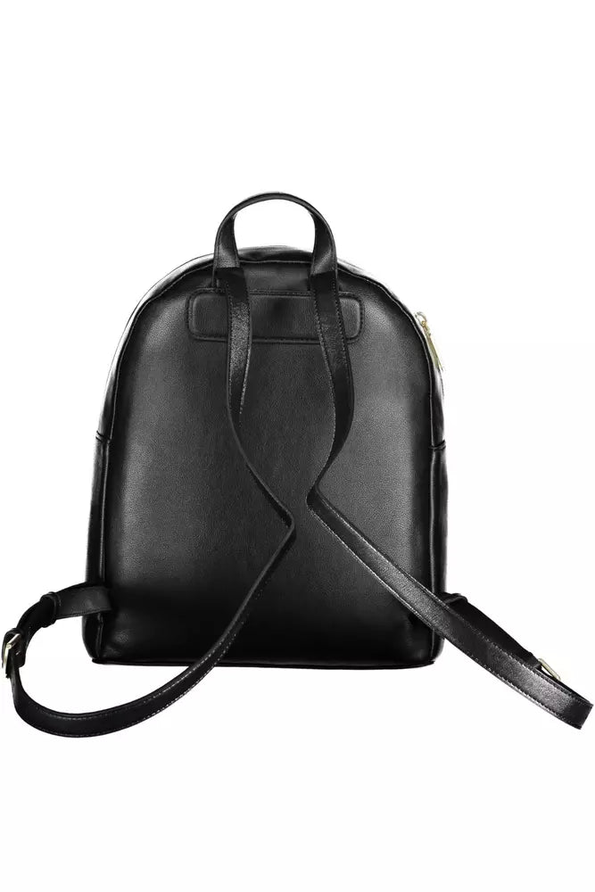 Calvin Klein Black Polyester Women Backpack