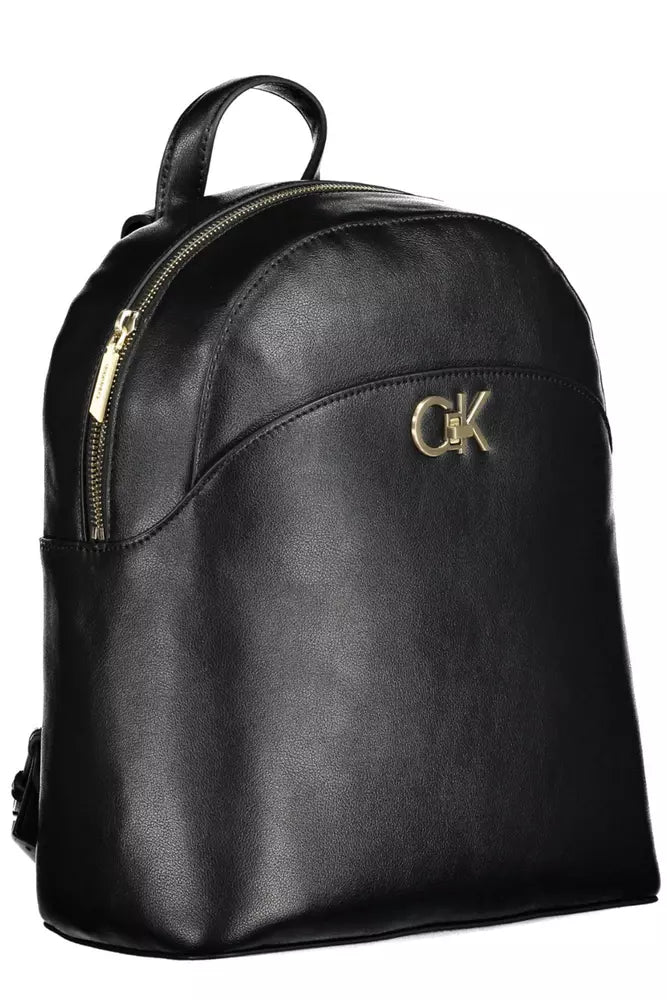 Calvin Klein Black Polyester Women Backpack