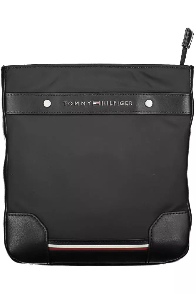 Tommy Hilfiger Black Polyester Men Shoulder Bag