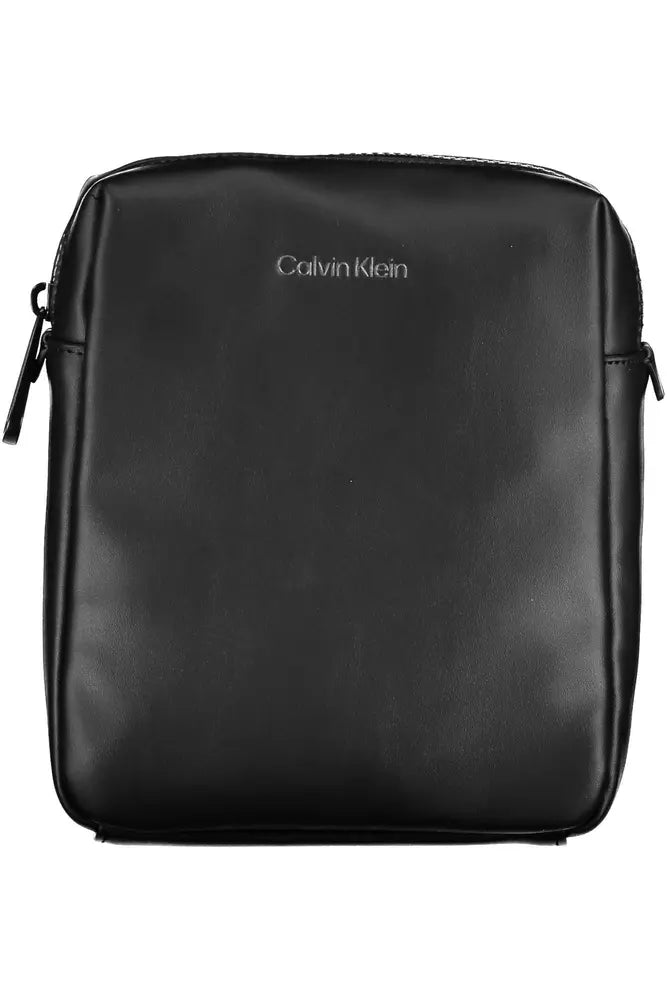 Calvin Klein Black Polyester Men Shoulder Bag