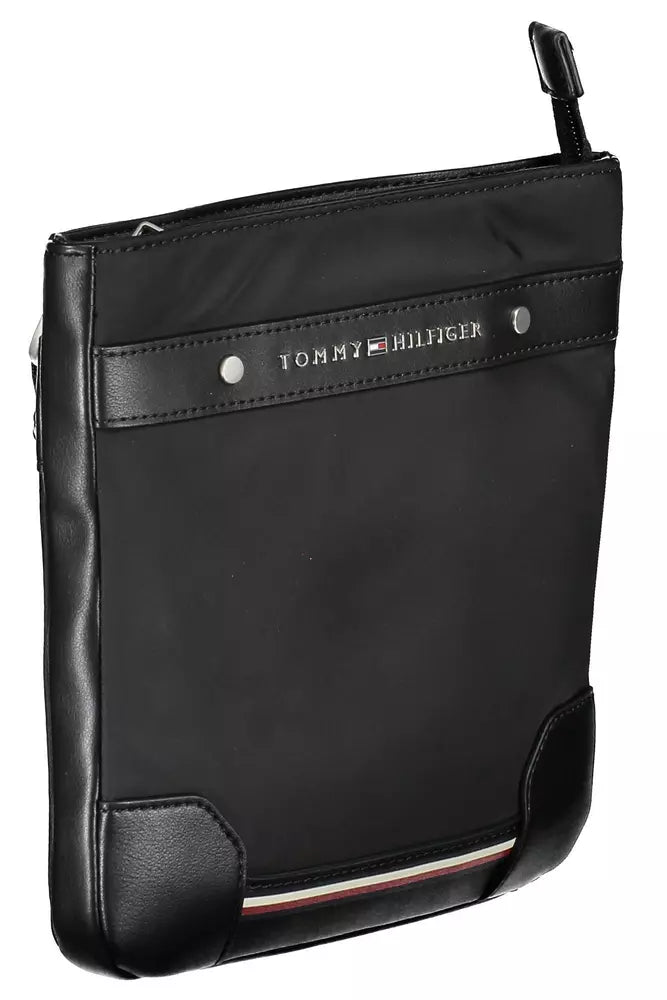 Tommy Hilfiger Black Polyester Men Shoulder Bag