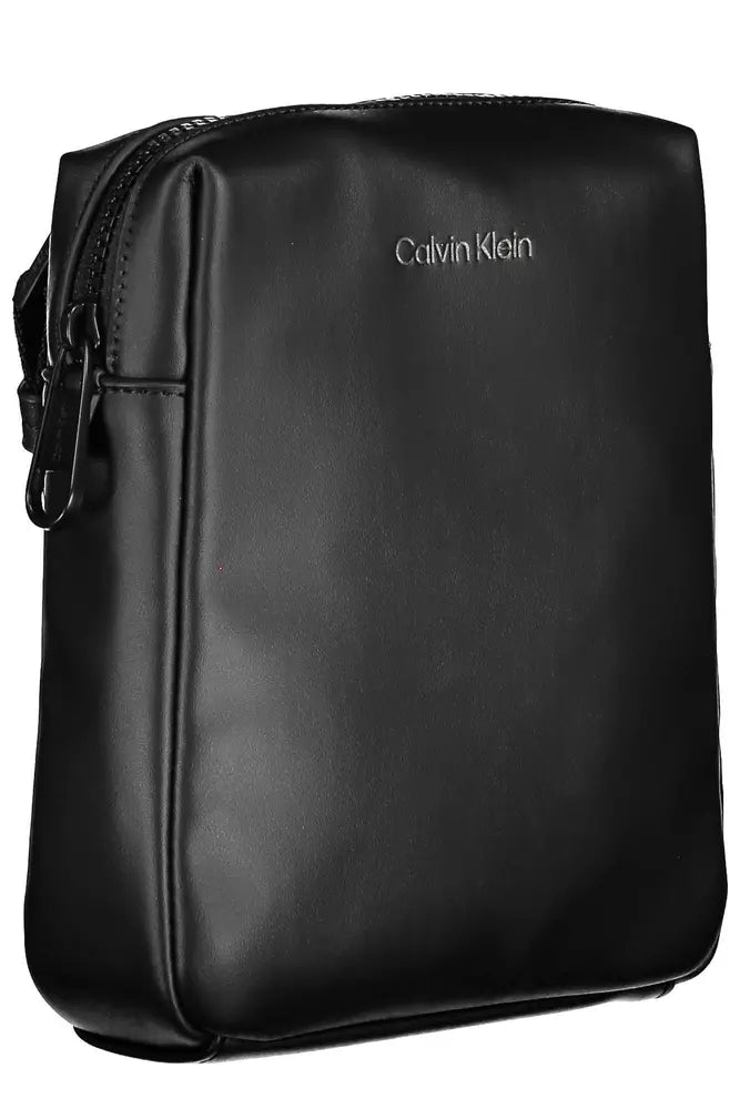 Calvin Klein Black Polyester Men Shoulder Bag