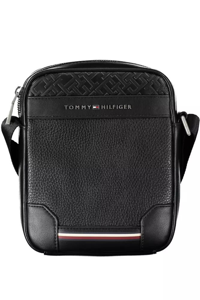 Tommy Hilfiger Black Polyethylene Men Shoulder Bag