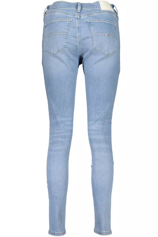 Tommy Hilfiger Light Blue Cotton Women Skinny Jean