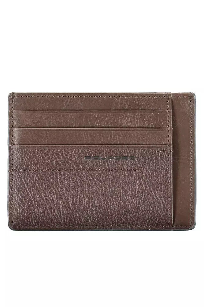 Piquadro Brown Leather Men Wallet