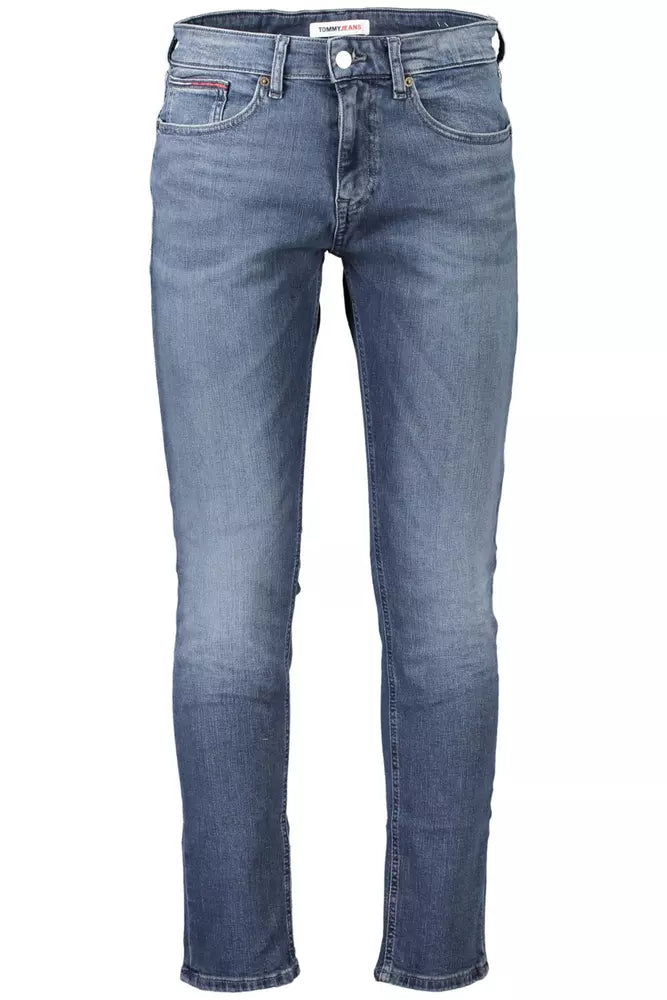 Tommy Hilfiger Blue Cotton Men Jeans