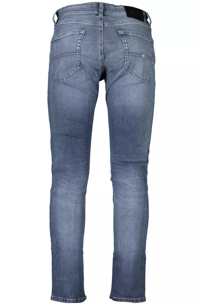 Tommy Hilfiger Blue Cotton Men Jeans