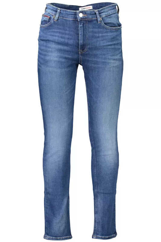 Tommy Hilfiger Blue Cotton Men Jeans