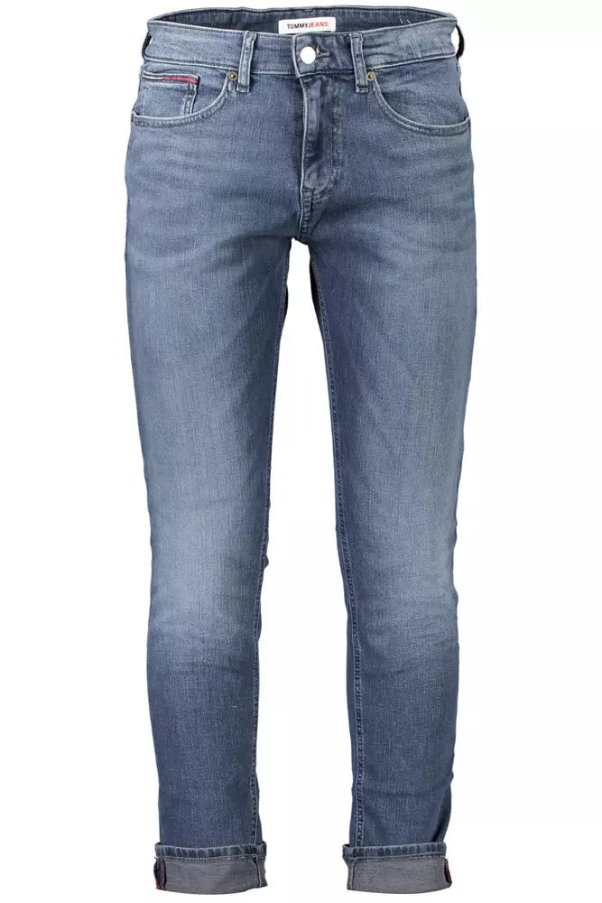 Tommy Hilfiger Blue Cotton Men Jeans