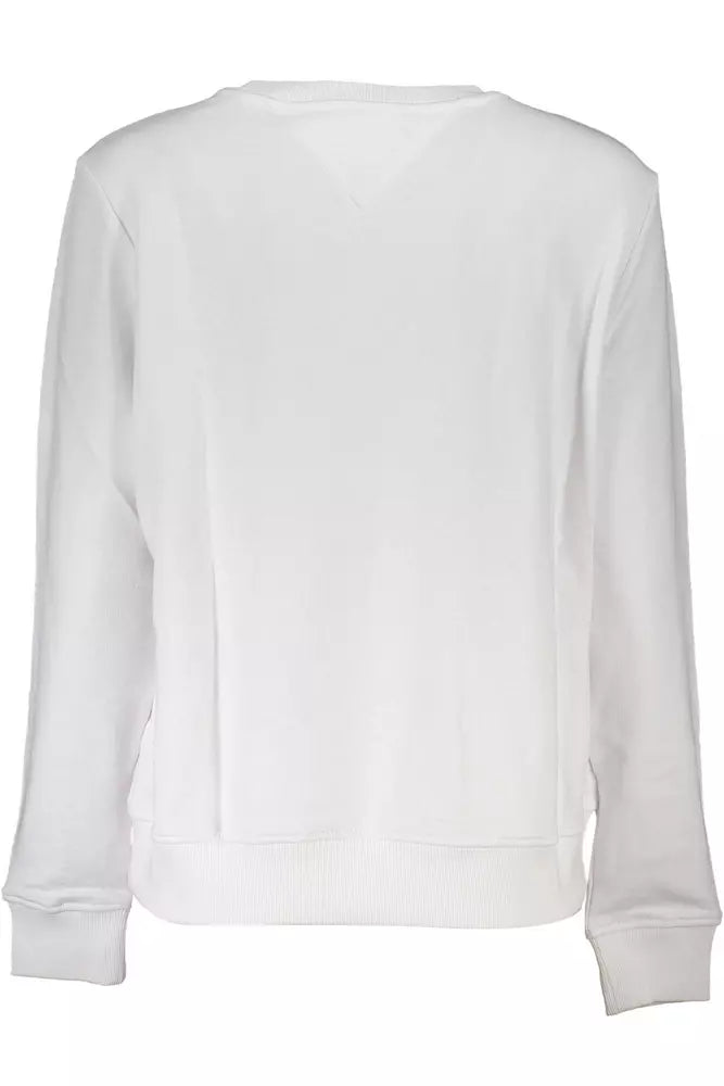 Tommy Hilfiger White Cotton Women Sweater