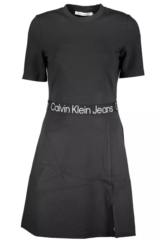 Calvin Klein Black Viscose Women Dress