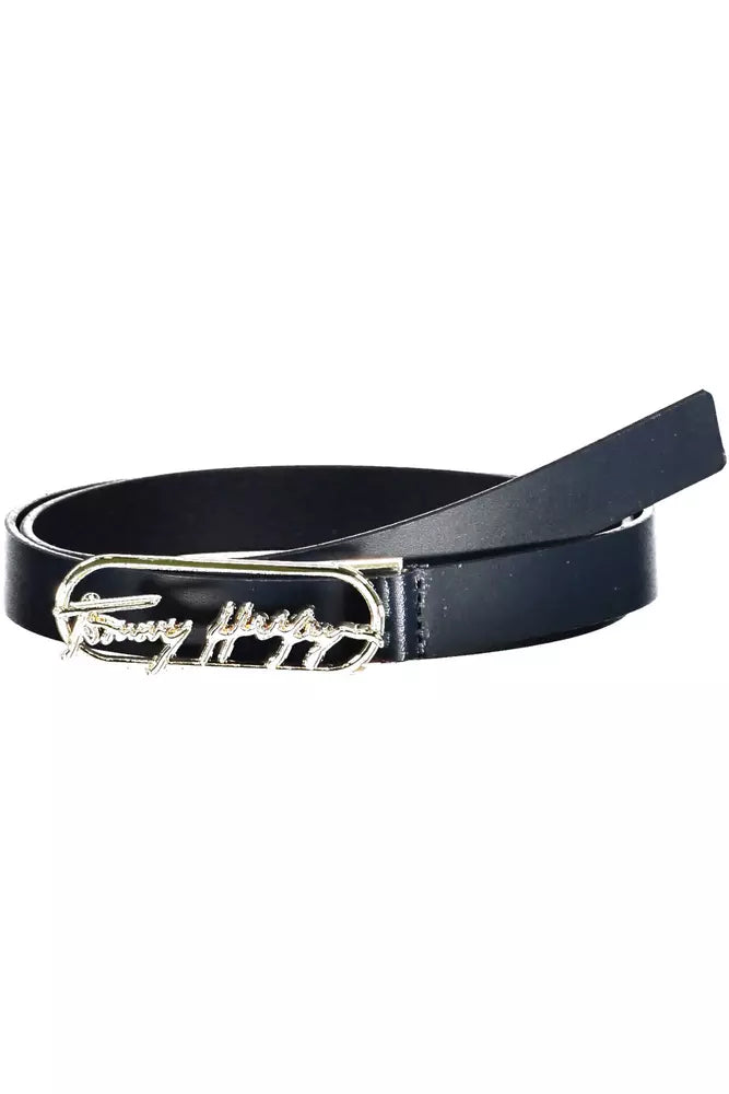 Tommy Hilfiger Blue Leather Women Belt