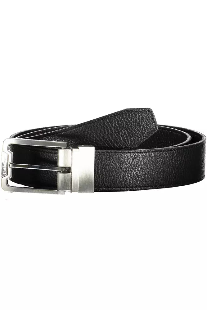 Calvin Klein Black Leather Men Belt