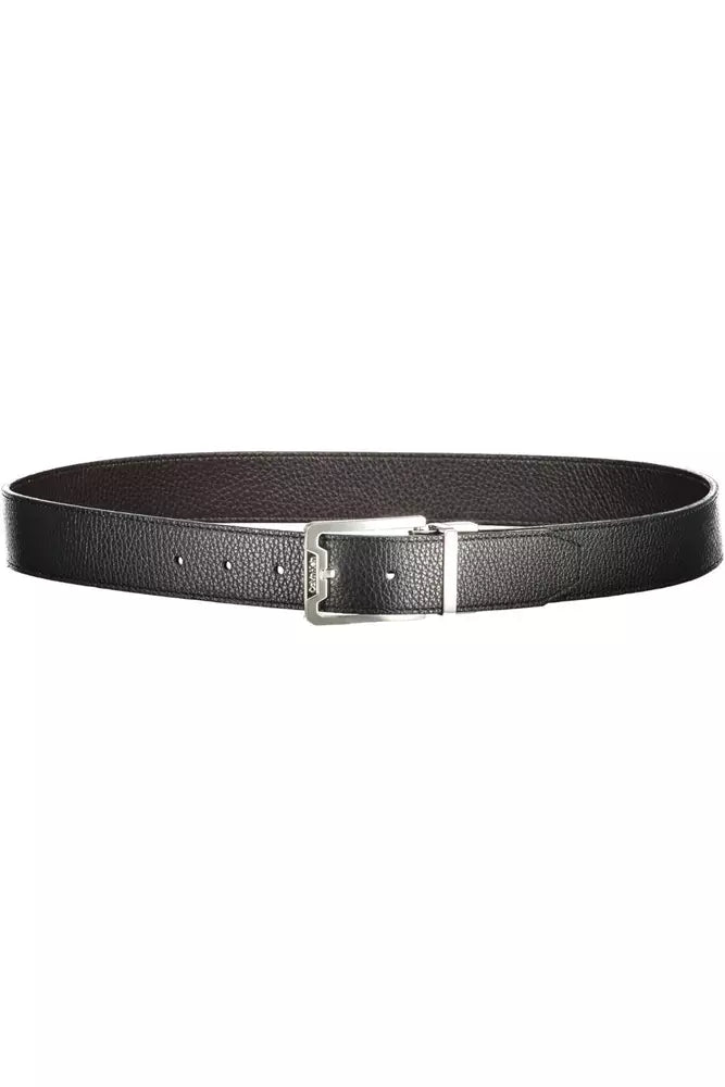 Calvin Klein Black Leather Men Belt