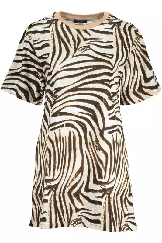 Cavalli Class Beige Cotton Women Dress