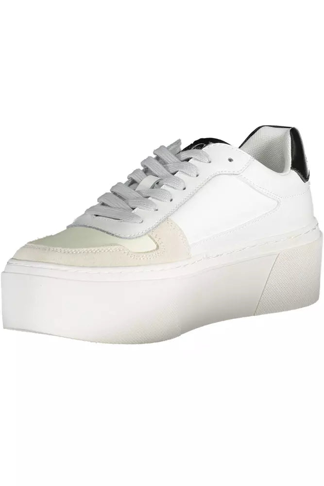 Calvin Klein White Polyester Women Sneaker