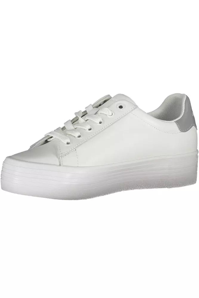 Calvin Klein White Leather Women Sneaker