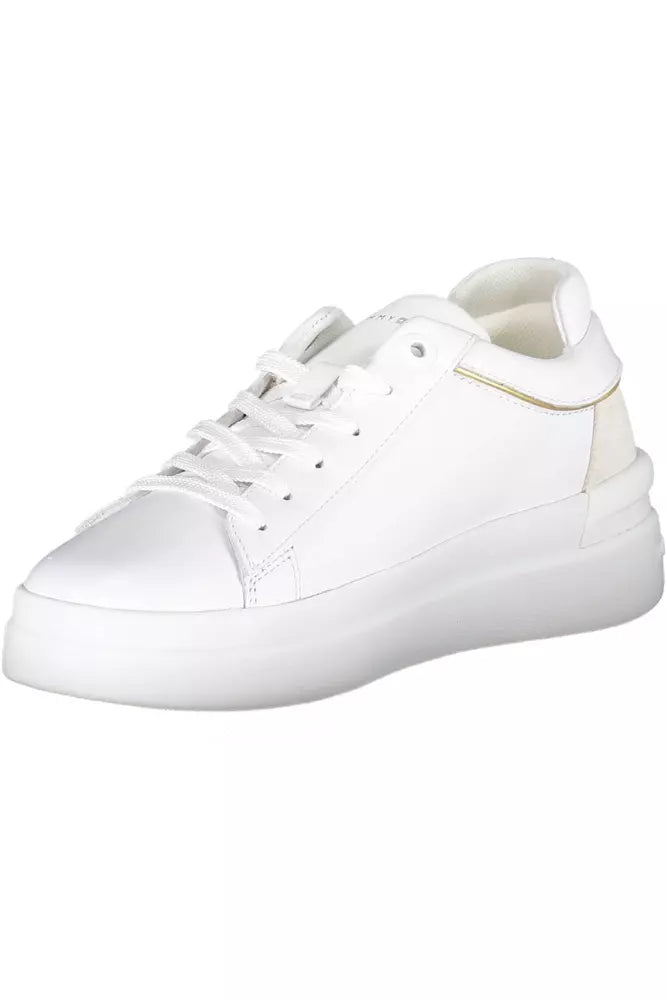 Tommy Hilfiger White Polyester Women Sneaker