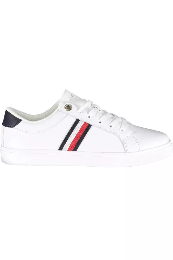 Tommy Hilfiger White Leather Women Sneaker