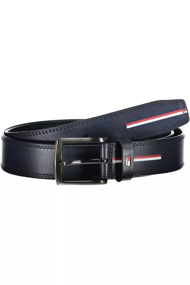 Tommy Hilfiger Blue Leather Men Belt