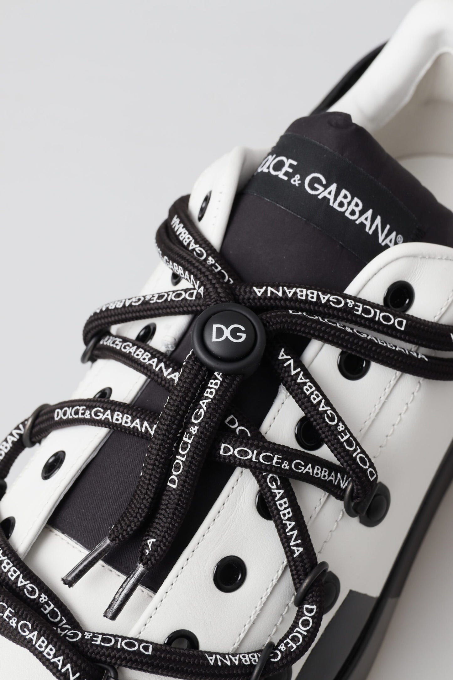 Dolce & Gabbana Elegant Portofino Leather Low Top Sneakers