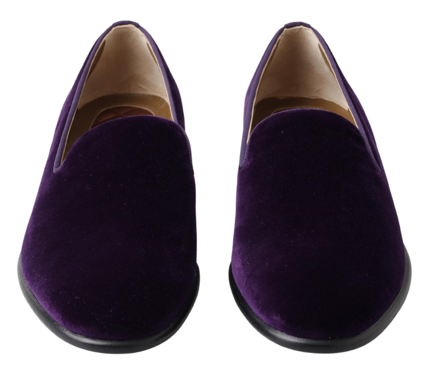 Dolce & Gabbana Elegant Purple Slipper Loafers