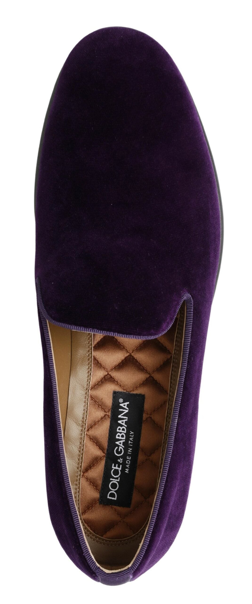 Dolce & Gabbana Elegant Purple Slipper Loafers