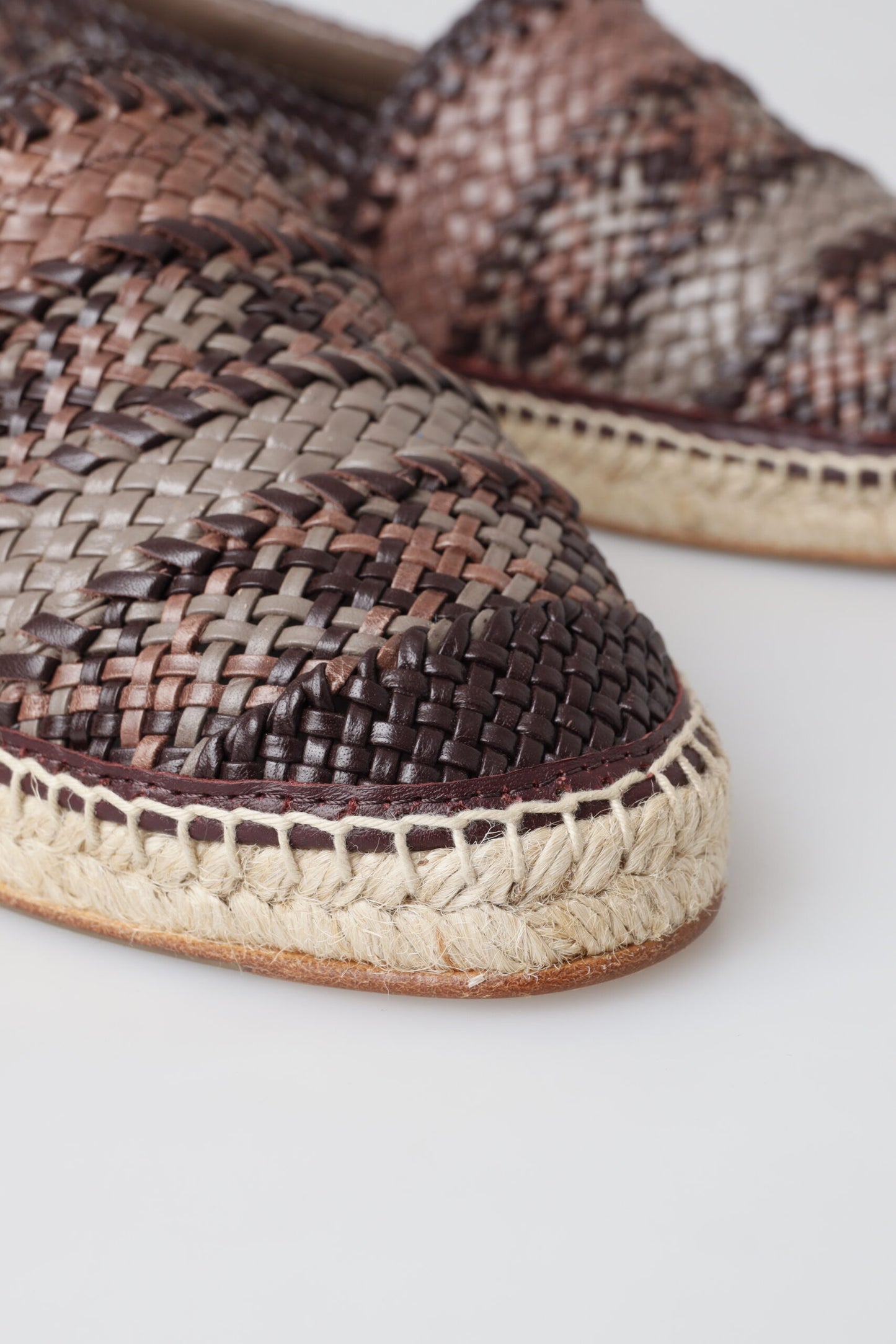 Dolce & Gabbana Multicolor Buffalo Leather Espadrilles