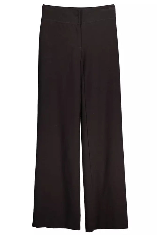 Patrizia Pepe Brown Wool Women Pants