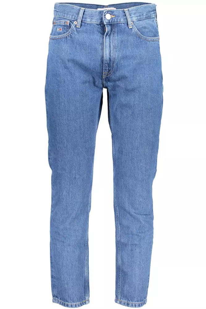 Tommy Hilfiger Blue Cotton Men Jeans