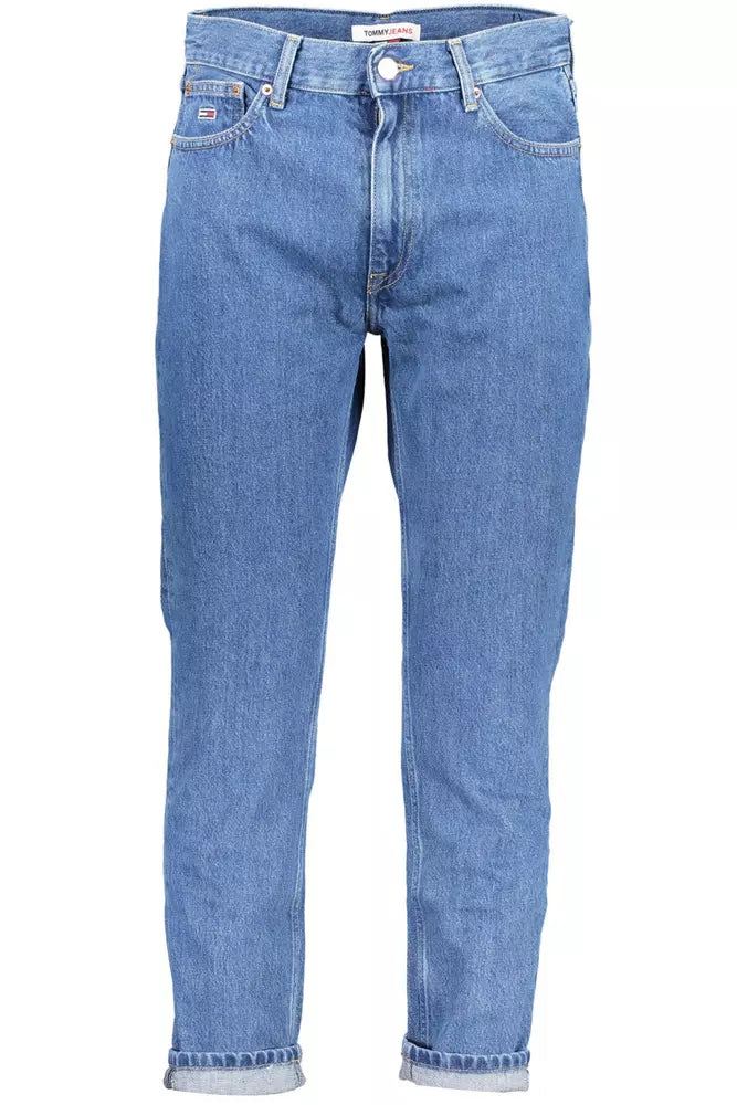 Tommy Hilfiger Blue Cotton Men Jeans