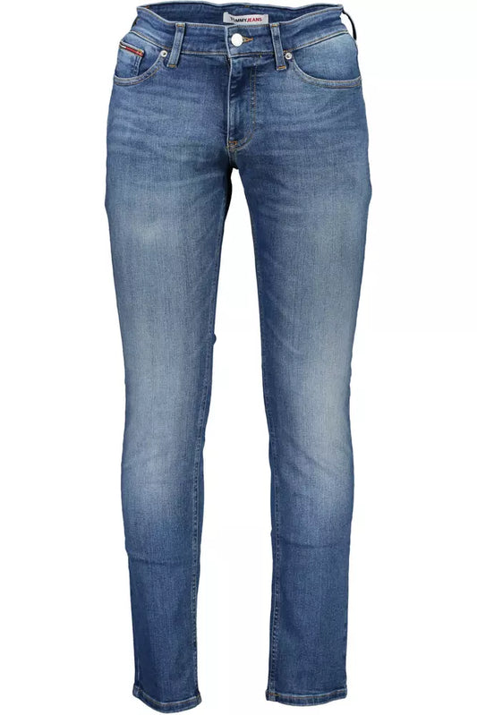 Tommy Hilfiger Blue Cotton Men's Slim Jeans