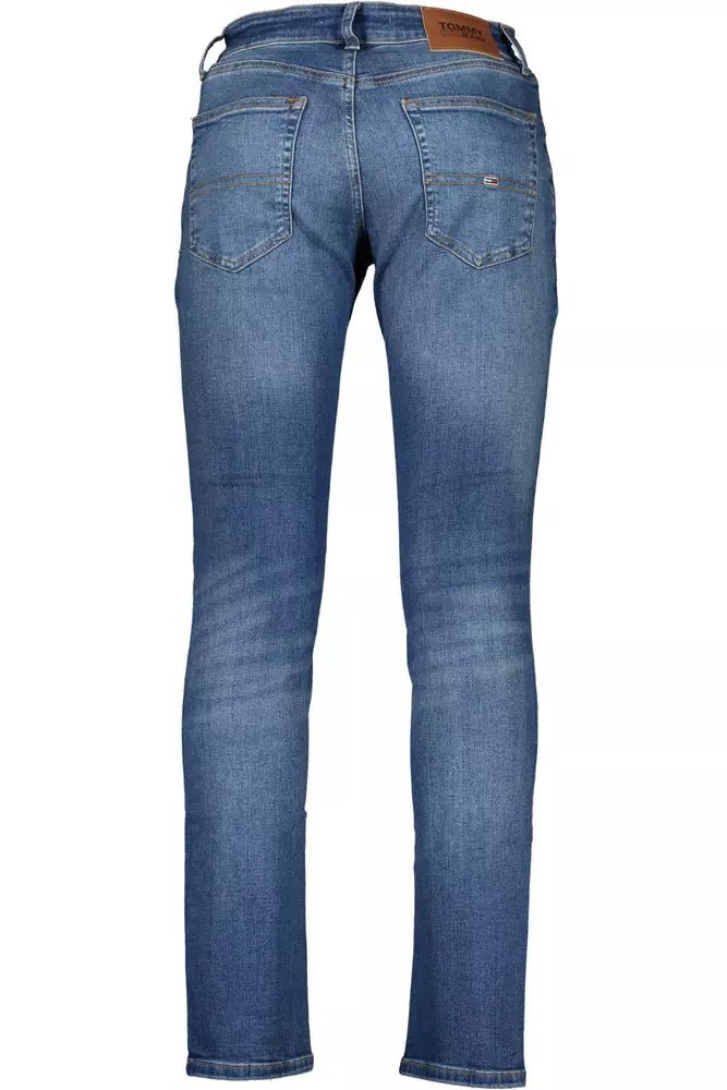 Tommy Hilfiger Blue Cotton Men's Slim Jeans