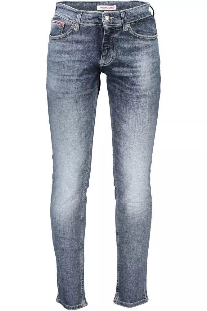 Tommy Hilfiger Blue Cotton Men Jeans