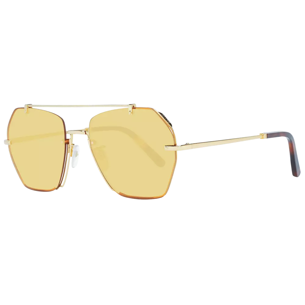 Bally Gold Unisex Sunglasses