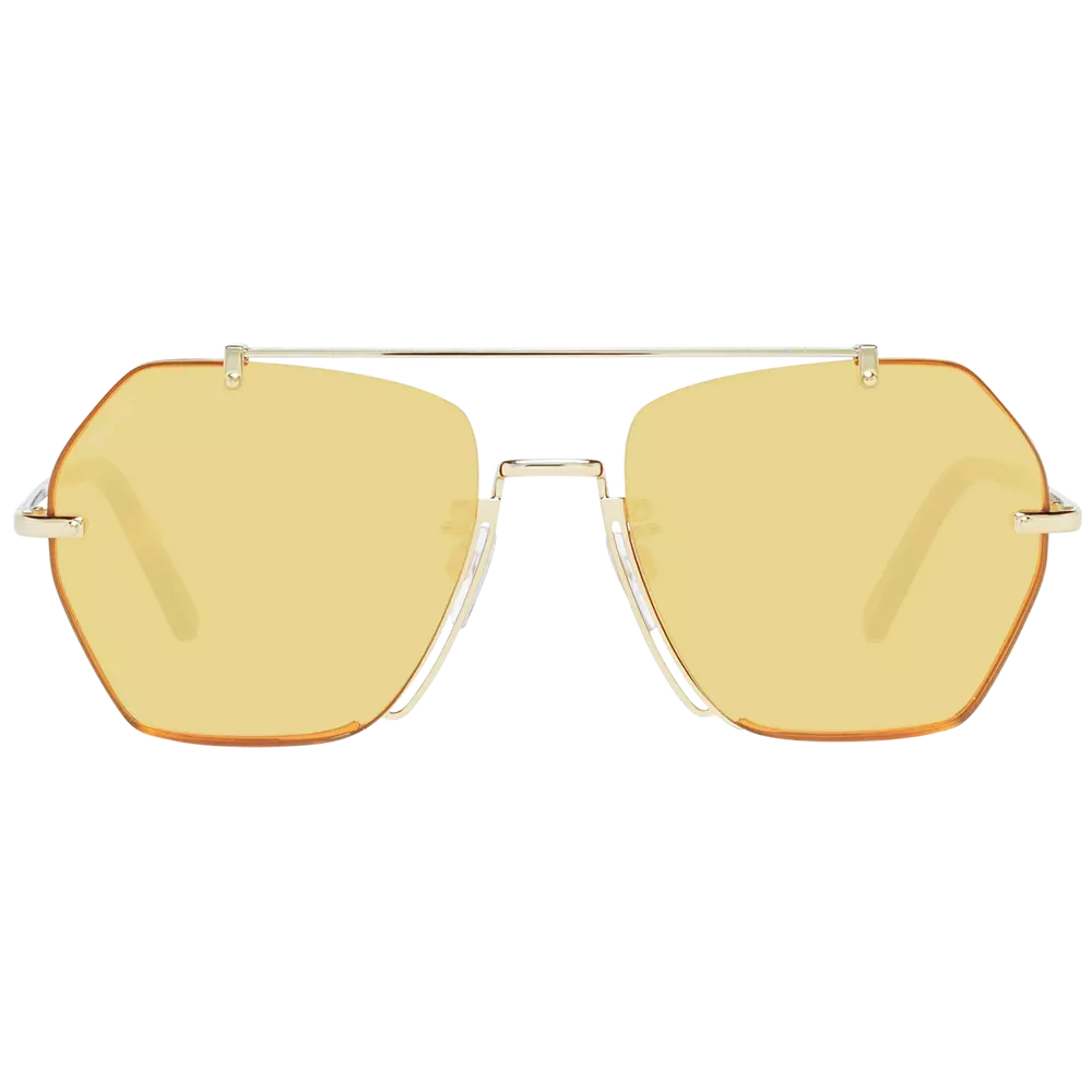 Bally Gold Unisex Sunglasses