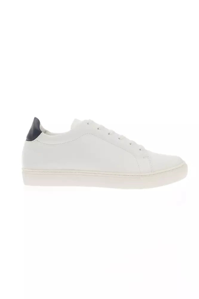 Pantofola D'Oro White Leather Men Sneaker