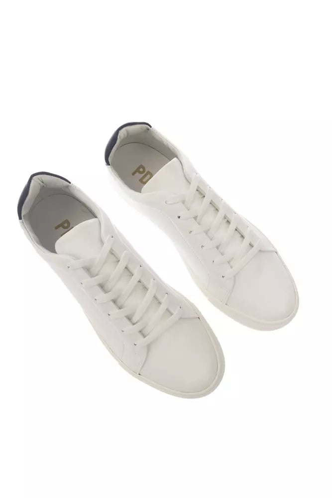 Pantofola D'Oro White Leather Men Sneaker