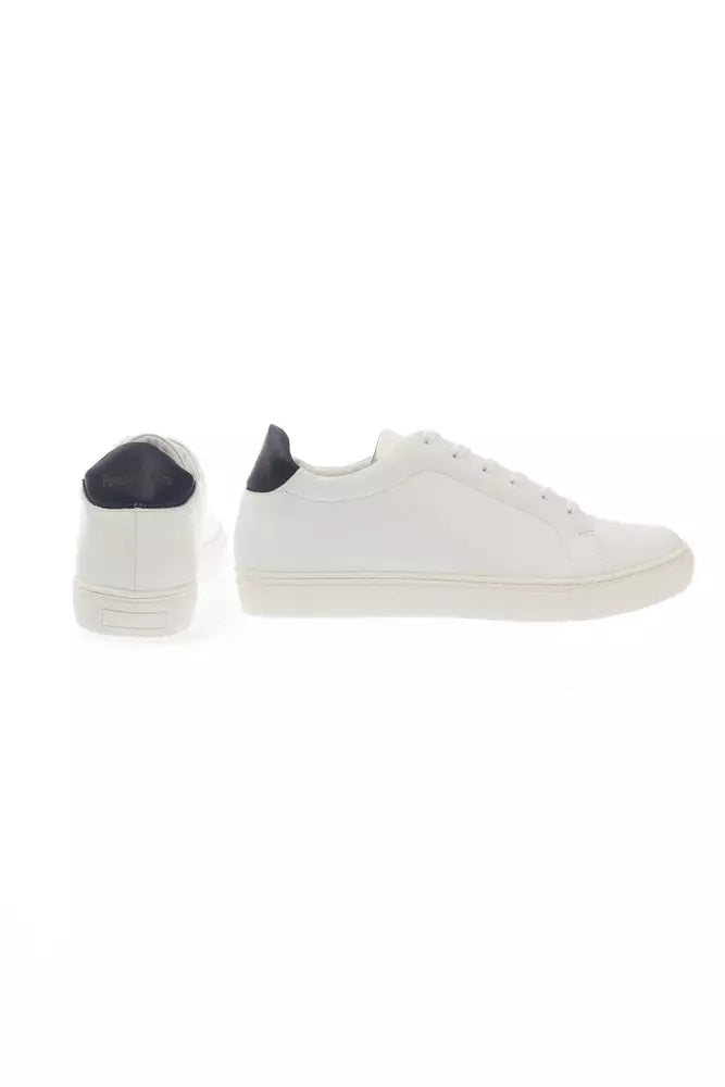 Pantofola D'Oro White Leather Men Sneaker