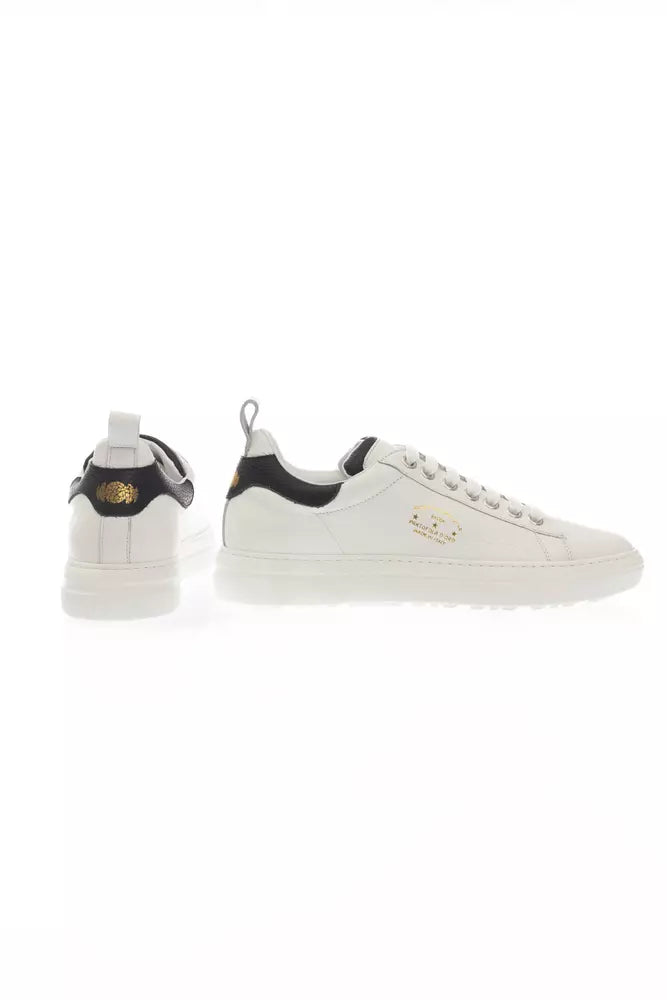 Pantofola D'Oro White Leather Men Sneaker