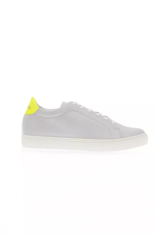 Pantofola D'Oro White Leather Men Sneaker