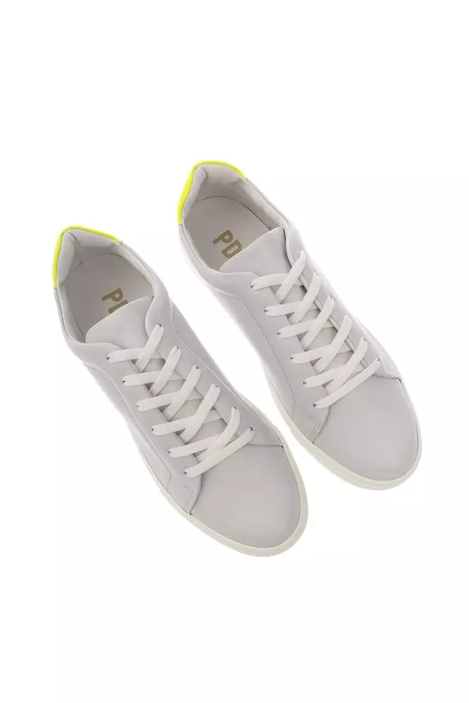 Pantofola D'Oro White Leather Men Sneaker