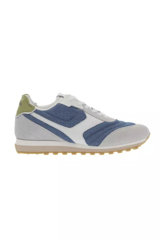 Pantofola D'Oro Light Blue Leather Men Sneaker