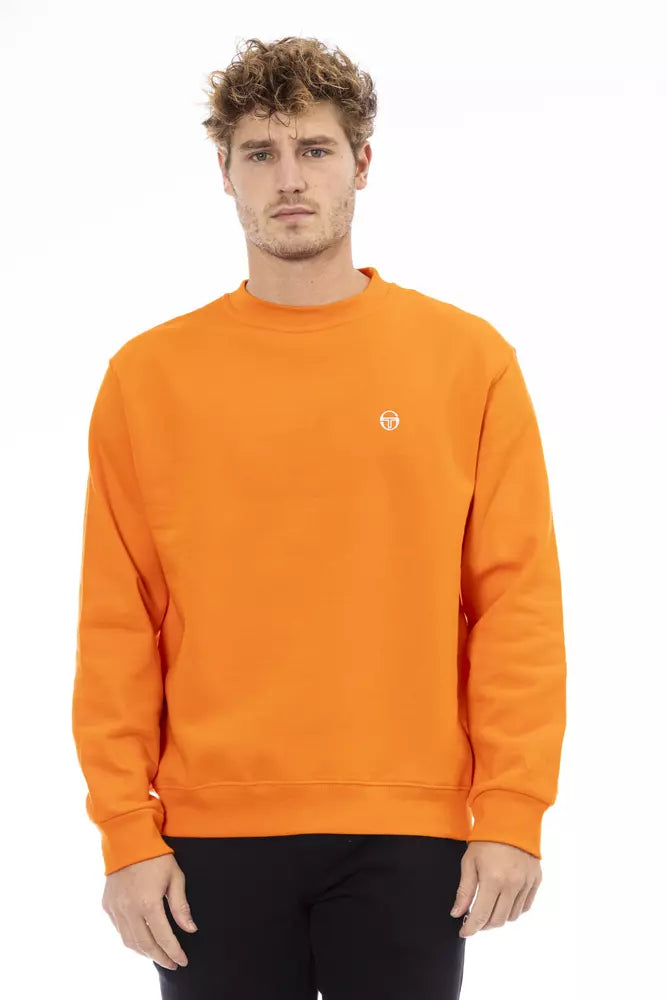 Sergio Tacchini Orange Cotton Men Sweater