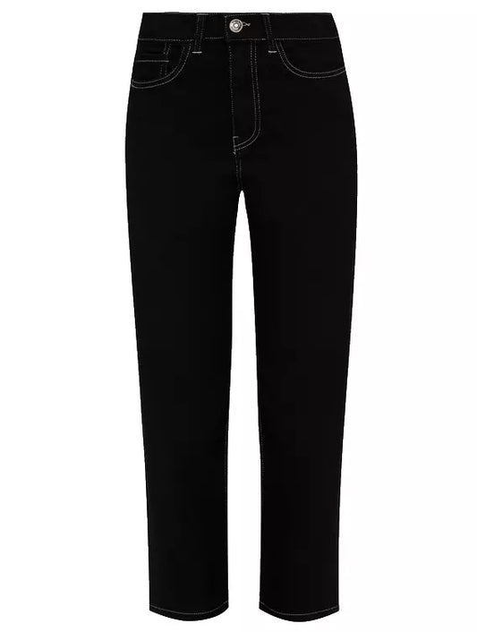 Twinset Elegant Black Cotton Blend Jeans